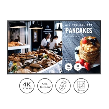 Публичен дисплей AG Neovo NSD-5501Q, 54.6" (138.6 cm) 4K/UHD дисплей, HDMI, DVI-D, VGA, USB, LAN | JAR Computers AG Neovo NSD-5501Q