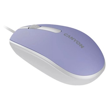 Мишка Canyon M-10 (CNE-CMS10ML), оптична (1000dpi), USB, лилава | JAR Computers Мишка Canyon M-10 CNE-CMS10ML