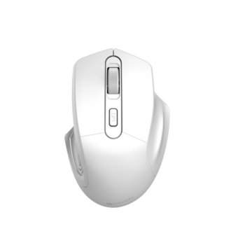 Мишка Canyon Wireless Optical Mouse, оптична (1600 dpi), безжична, USB, 4 бутона, бяла image