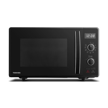 Микровълнова фурна Toshiba MW-AG23P(BK), с грил, механично управление, 900W, 23l обем, 5 степени на мощност, черна | JAR Computers Toshiba MW-AG23P(BK)
