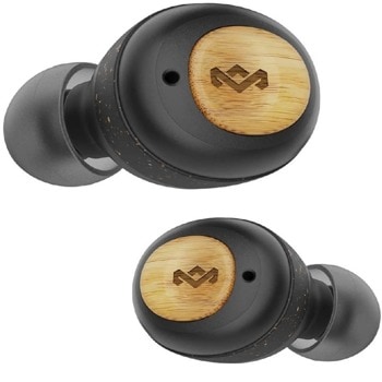 Слушалки House of Marley Champion EM-JE131-SB, безжични, с микрофон, екологичен материал, степен на защита IPX4, 28 часа работа с кейс | JAR Computers House of Marley Champion EM-JE131-SB