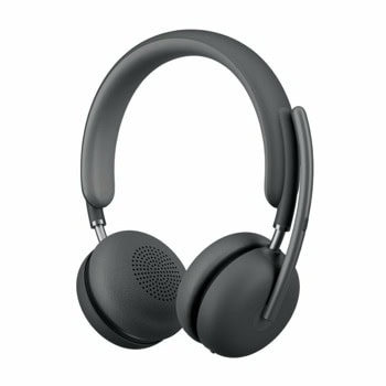 Слушалки Logitech Zone Wireless 2, безжични, USB, 5 MEMS микрофона, 40mm говорители, ANC шумопотискане, до 40 часа време на работа, графит | JAR Computers Logitech 981-001152
