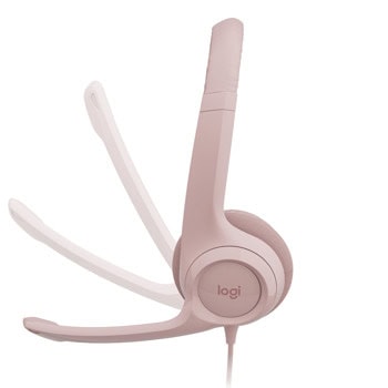Logitech H390 USB Computer Headset - ROSE