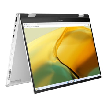 Лаптоп ASUS Zenbook 14 Flip OLED (UP3404VA-KN731X), дванадесетядрен Intel Core i7-1360P 2.2/5.0GHz, 14" (35.56 cm) WQXGA+ Touchscreen Anti-Glare 90Hz дисплей (HDMI), 16GB DDR5, 1TB SSD NVMe, 2x Thunderbolt 4, Windows 11 Pro, 1.5kg | JAR Computers ASUS Zenbook 14 Flip OLED (UP3404VA-KN731X)