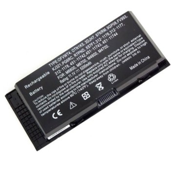 Батерия (заместител) за лаптоп Dell, съвместима с DELL Precision M4600/M4700/M4800/M6600/M6700/M6800, 10.8V, 4400mAh image