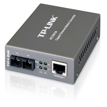 TP-Link MC200CM Gigabit Multi-Mode Media Converter | JAR Computers TP-Link MC200CM Gigabit Multi-Mode Media Converter