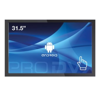 All in One компютър ProDVX APPC-32DSK, четириядрен Cortex A17 1.6 GHz, 31.5" (80.01 cm) Full HD LED Capacitive Multi Touch Display & MALI T764, 2GB DDR3, 8GB Flash ROM, USB 2.0, Android 6.0 | JAR Computers ProDVX APPC-32DSK