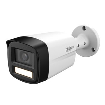 HDCVI камера Dahua HAC-HFW1239TLM-A-LED-0360B-S3, насочена "bullet" камера, 2MPix(1920x1080@30fps), 3.6mm обектив, IR осветеност (до 40m), външна IP67, вграден микрофон | JAR Computers Dahua HAC-HFW1239TLM-A-LED-0360B-S3
