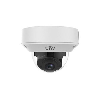 IP камера UniVIEW IPC3232LR3-VSPZ28-D, куполна, 2MP (1920x1080@30fps), 2.8-12mm обектив, Ultra 265, H.265, H.264, MJPEG, IR осветленост (до 30м), външна IP67, вандалоустойчива IK10, PoE, 1x RJ45 10M/100M Base-TX, microSD слот | JAR Computers UniVIEW IPC3232LR3-VSPZ28-D