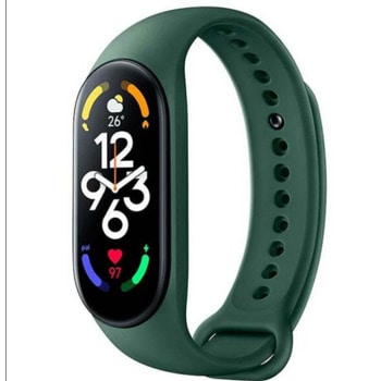Каишка за смарт гривна Xiaomi Smart Band 7 Strap Olive, регулируема дължина 160 ~ 224 мм, зелена | JAR Computers XIAOMI Smart Band 7 Strap Olive BHR6198GL