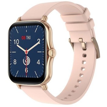 Смарт часовник Xmart SM1122G, 1.7" (4.31 cm) TFT дисплей, Wi-Fi, Bluetooth, 8 спортни режима, IP67, съвместим с iOS и Android смартфони, златист | JAR Computers Xmart SM1122G