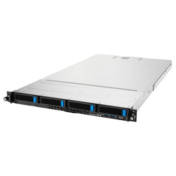 Сървър Asus RS700-E11-RS4U/10G/1.6K/O, 2x осемядрен Intel CPU Xeon Silver 4509Y 2.6GHz, 2x 16GB DDR5 DIMM, 2x 960GB NVMe PCI-E, 4x 3.5" H/Sw SAS/SATA/NVMe(10 Bays), 2x 10GbE RJ45, 2x USB 3.2 Gen 1, No OS, 1600W PSU Titanium | JAR Computers Asus RS700-E11- RS4U/10G/1.6K/O