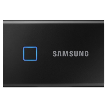 Памет SSD 1TB, Samsung T7 TOUCH, външна, USB 3.2 Type-C, скорост на четене 1050 MB/s, скорост на запис 1000 MB/s | JAR Computers Samsung SSD T7 TOUCH 1TB