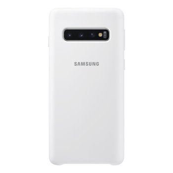 Samsung Galaxy S10 Silicone Cover White