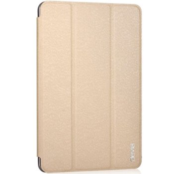 Калъф /тип бележник/ Devia Light Grace за iPad mini 4, до 7.9"(20cm), кожен, поставка, златист | JAR Computers Devia Light Grace