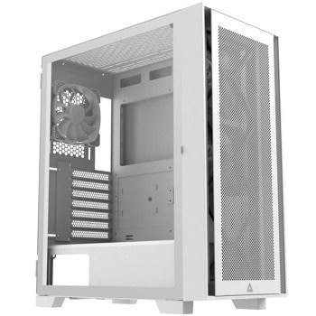 Кутия Montech AIR 1000 LITE, ATX/Micro ATX/Mini ITX, 2x USB 3.0, 3x 120mm вентилатора, с прозорец, бяла, без захранване | JAR Computers Montech Montech AIR 1000 LITE White