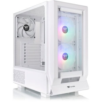Кутия Thermaltake Ceres 350 MX Snow, E-ATX/ATX/MicroATX/Mini-ITX, 1x USB 3.2 Gen 2 Type-C, 2x USB 3.0, 2x ARGB 140mm вентилатора, с прозорец, бяла, без захранване | JAR Computers Thermaltake Ceres 350 MX Snow CA-1Z3-00M6WN-00