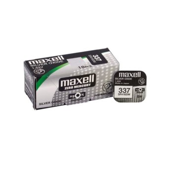 Батерия сребърна Maxell SR416SW 337, SR416, 1.55V, 1бр, image