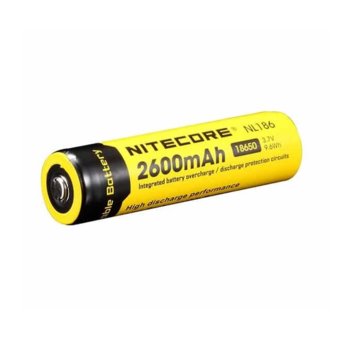Акумулаторна батерия Nitecore NL186, 3.7V, 2600mAh, Li-ion, защитена, 1 бр. | JAR Computers Батерия Nitecore NL186 Protected 18650