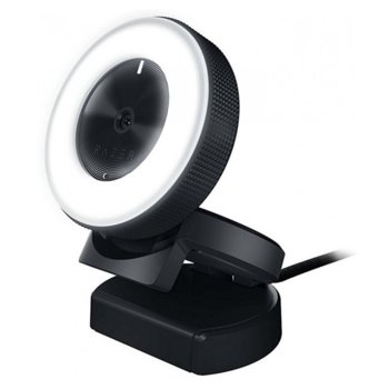 Уеб камера Razer Kiyo, микрофон, 2688x1520, 1080p/30FPS, 12 лед диода, USB 2.0, черна image