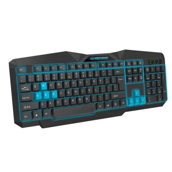 Клавиатура Esperanza EGK201B, гейминг, черна, USB | JAR Computers Клавиатура Esperanza Gaming Illuminated EGK201B