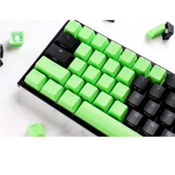 Ducky Green 31-Keycap Set Rubber Backlit Double-Sh