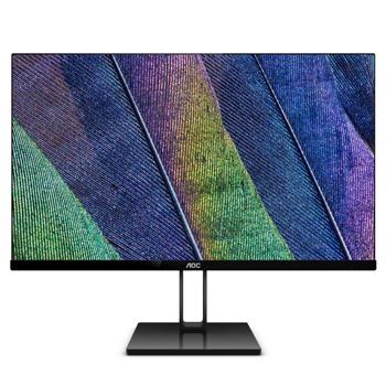 Монитор AOC 27V2Q, 27" (68.58 cm) IPS панел, 75Hz, Full HD, 5ms, 20M:1, 250 cd/m2, DisplayPort, HDMI | JAR Computers AOC 27V2Q