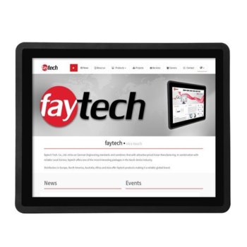 Индустриален монитор Faytech FT15TMBCAPOB, 15" (38.1 cm) HD Touchscreen, HDMI, DVI-D, VGA | JAR Computers Faytech FT15TMBCAPOB 1010501572