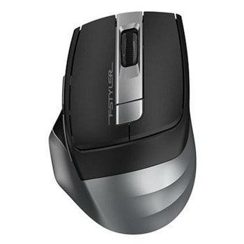 Мишка A4tech FG35 Fstyler, оптична (2000 dpi), безжична, 6 бутона, сива | JAR Computers A4tech FG35 Fstyler Grey