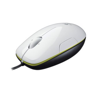 Мишка Logitech M150, лазерна (1100 dpi), USB, бяла | JAR Computers Logitech M150 White 910-003754