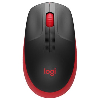 Мишка Logitech M190, оптична (1000dpi), безжична, USB, червена | JAR Computers Logitech M190 Red