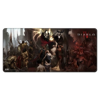 Подложка за мишка Blizzard Diablo IV - Inarius and Lilith XL (FBLMPD4INALIL21XL), гейминг, разноцветна, 900 x 400 x 3 mm | JAR Computers Blizzard Diablo IV - Inarius and Lilith XL FBLMPD4