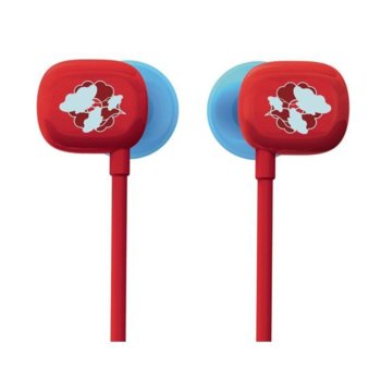 Слушалки Logitech Ultimate Ears 100, червени