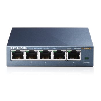 Суич TP-Link TL-SG105, 1000Mbps, 5Port | JAR Computers Switch TP-Link TL-SG105