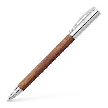 Химикалка Faber-Castell Ambition Wood орех, черен цвят на писане, кафява | JAR Computers Faber-Castell Химикалка Ambition Wood орех
