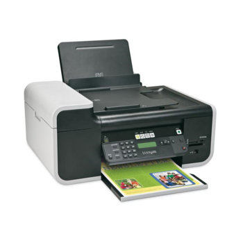 LexMark X5650 цветен мастилен принтер/копир/скенер/факс, 4800x1200 dpi, 25/18стр/мин, ADF, CardReader, USB, 5г. | JAR Computers LexMark X5650 цветен мастилен принтер/копир/скен…