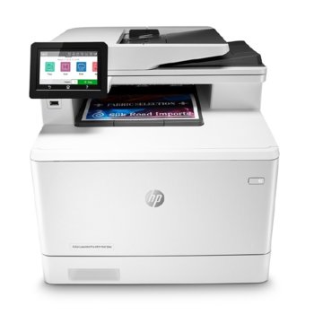 Мултифункционално лазерно устройство HP Color LaserJet Pro MFP M479fdn, цветен принтер/копир/скенер/факс, 600 x 600 dpi, 27 стр./мин, LAN, USB, A4 image