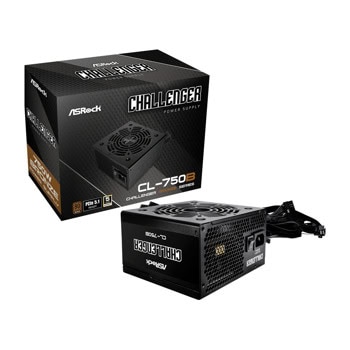 Захранване ASRock CL-750B, 750W, Active PFC, 80 Plus Bronze, 120mm вентилатор | JAR Computers ASRock CL-750B