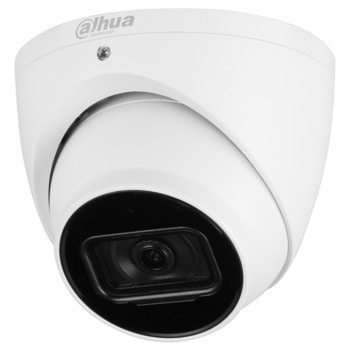 IP камера Dahua IPC-HDW3842EM-S-0280B, куполна, 8Mpix(3840x2160@20FPS), 2.8mm обектив, H.265/H.264/H.264H/H.264B/MJPEG, IR осветеност (до 30 метра), външна IP67, PoE, микрофон, MicroSD слот до 256GB | JAR Computers Dahua IPC-HDW3842EM-S-0280B