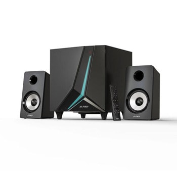 Тонколони Fenda F&D F670X Multimedia Speakers, 2.1, 70W, черни, 35Hz-20kHz, RGB Light, Bluetooth | JAR Computers Fenda F&D F670X 2.1 Multimedia Speakers