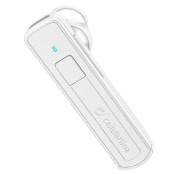 Слушалка Cellular Line VOX, Bluetooth, универсална, бяла | JAR Computers BTVOXW VOX White