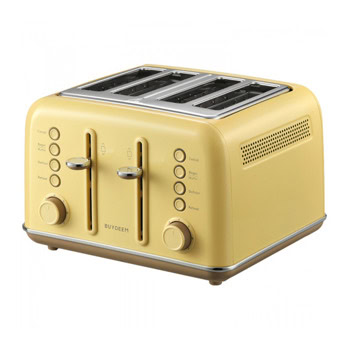 Тостер BUYDEEM DT640 Mellow Yellow, 7 степени, функция за размразяване и претопляне, тава за трохи, 1800W | JAR Computers BUYDEEM DT640 Mellow Yellow DT640E-MY/EU