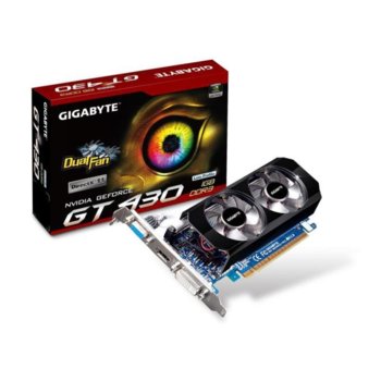 Видео карта GF GT 430, 1GB Gigabyte N430OC-1GL, PCI-E, DDR3, 128bit, HDMI & DVI | JAR Computers GF GT 430 Gigabyte N430OC-1GL