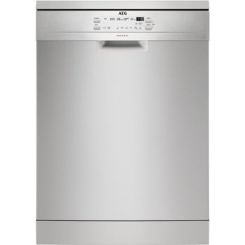 Съдомиялна AEG FFB53610ZM, клас D, 13 комплекта, 5 програми, 4 температури, XtraDry технология, инокс | JAR Computers AEG FFB53610ZM