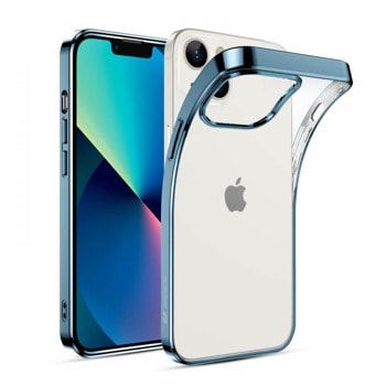 Калъф за Аpple iPhone 13, термополиуретанов, ESR Project Zero Case, стандартен,син-прозрачен | JAR Computers ESR Project Zero Case 13 ESR418BLU