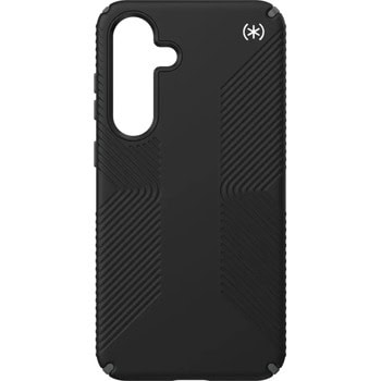 Калъф за Samsung Galaxy S25+, Speck Presidio2 Grip, антимикробно покритие, удароустойчив, MagSafe, черен | JAR Computers Speck Presidio2 Grip Samsung Galaxy S25+