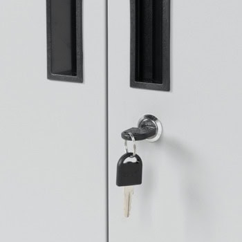 метален шкаф carmen cr-1226 l sand черен-сребърен