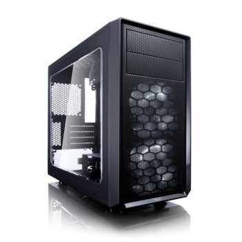Кутия Fractal Design Focus G Mini, mATX/ITX, USB 3.0, прозорец, черна, без захранване | JAR Computers Fractal Design Focus G Mini