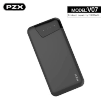Bъншна батерия/power bank/ PZX PZX-V07, 10000mAh, черна | JAR Computers Power bank PZX-V07 10000 mAh