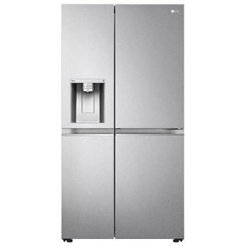 Хладилник с фризер LG GSJV91BSAE, клас E, 635 л. общ обем, свободностоящ, 350 kWh/годишно, Total No Frost, Door Cooling+, UVnano, FRESHBalancer, LG ThinQ, инокс image